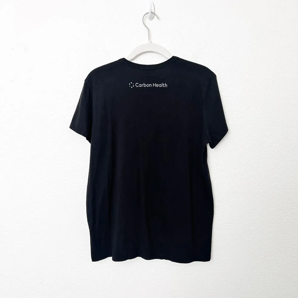 [Marine Layer] Black Good Health Graphic Tee Crew Neck Short Sleeves Sz Large L - Image 2