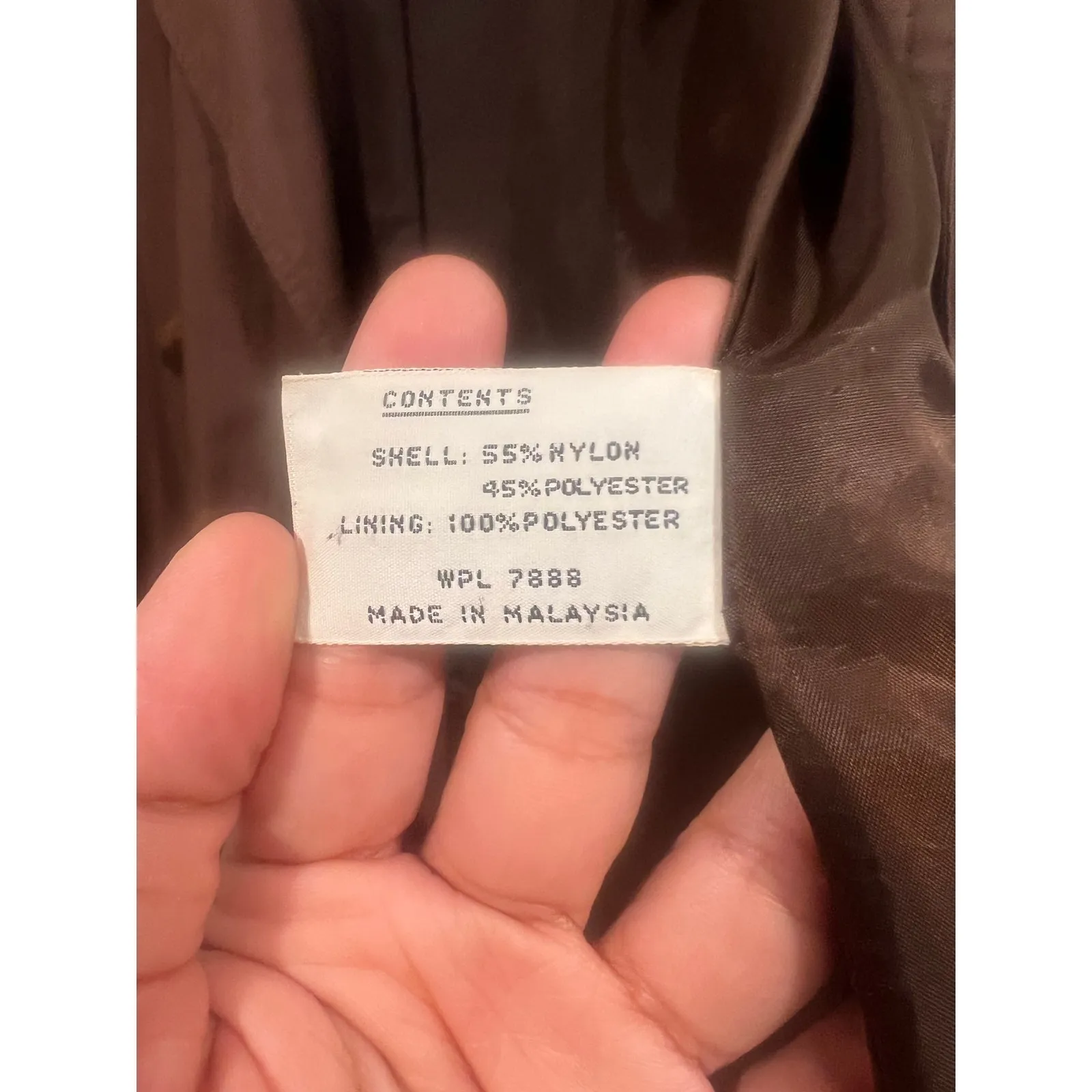 Vintage Anne Klein Women’s Minimalist Oversized Trench Peacoat S Brown - Image 7