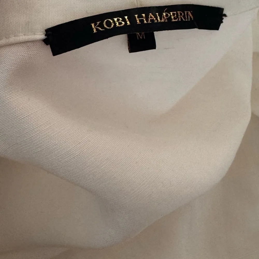 Kobi Halperin Gabbi Embroidered Dress White Medium - Image 5