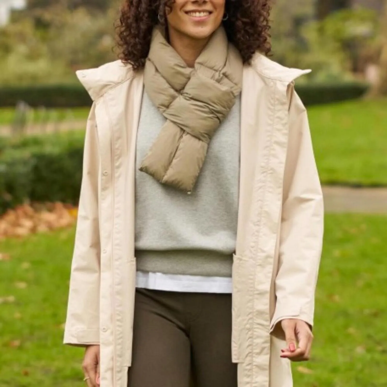 Uniqlo 100% Cotton Sweatshirt Olive Green NWT XS - Image 2