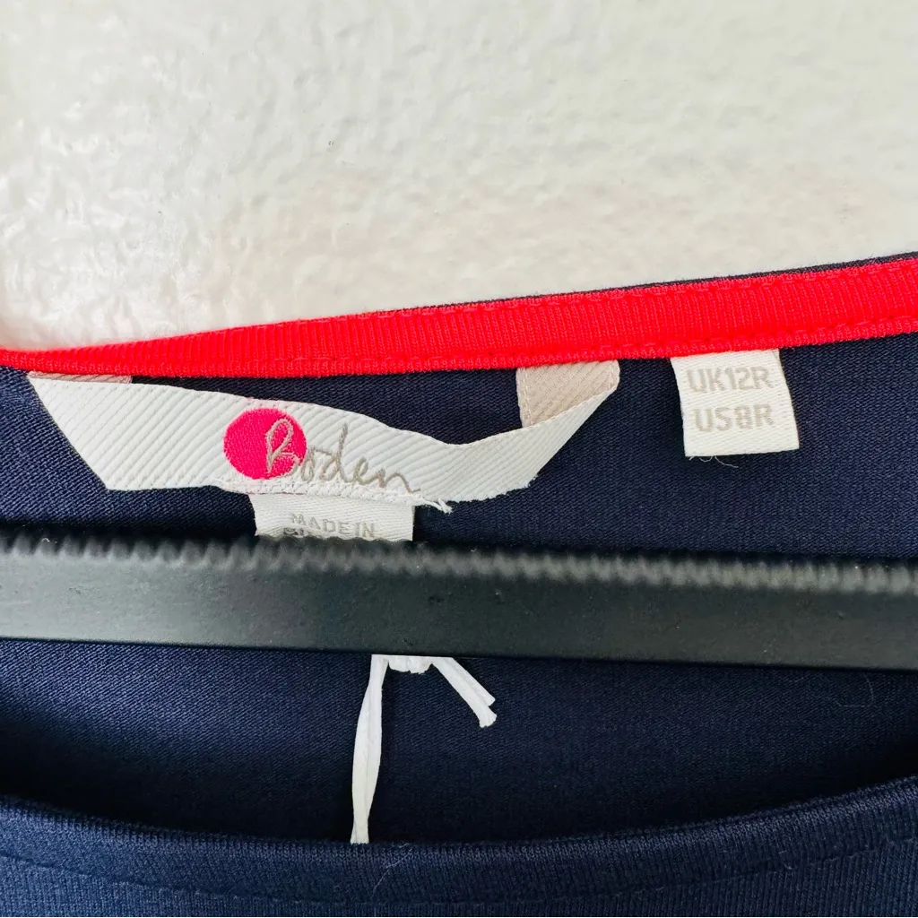 NWT Boden Lucie Navy Blue Jersey T - Image 8