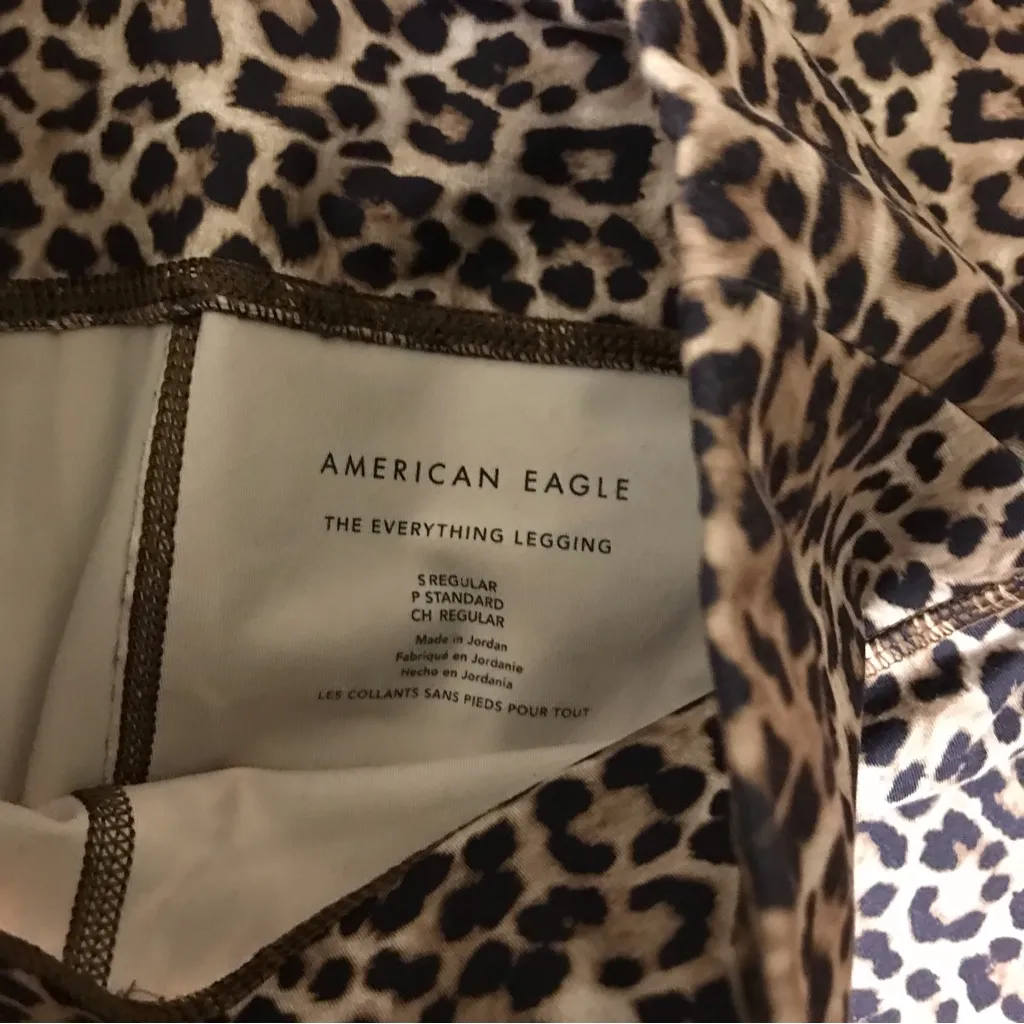 American Eagle Leopard Print Leggings - Image 3