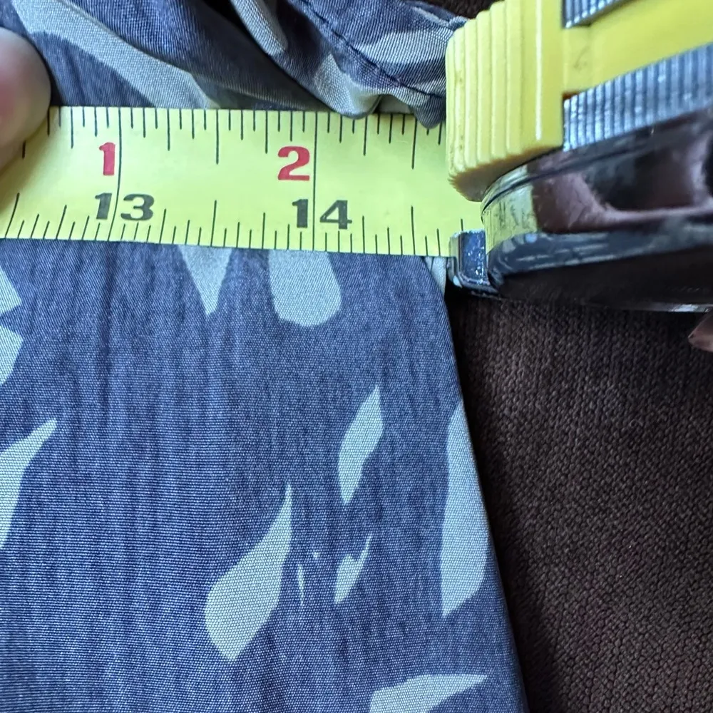 SimplyVera VeraWang Black & Brown/Gray Yellow Ornaments Dress Sz 2 Pull Over. - Image 10