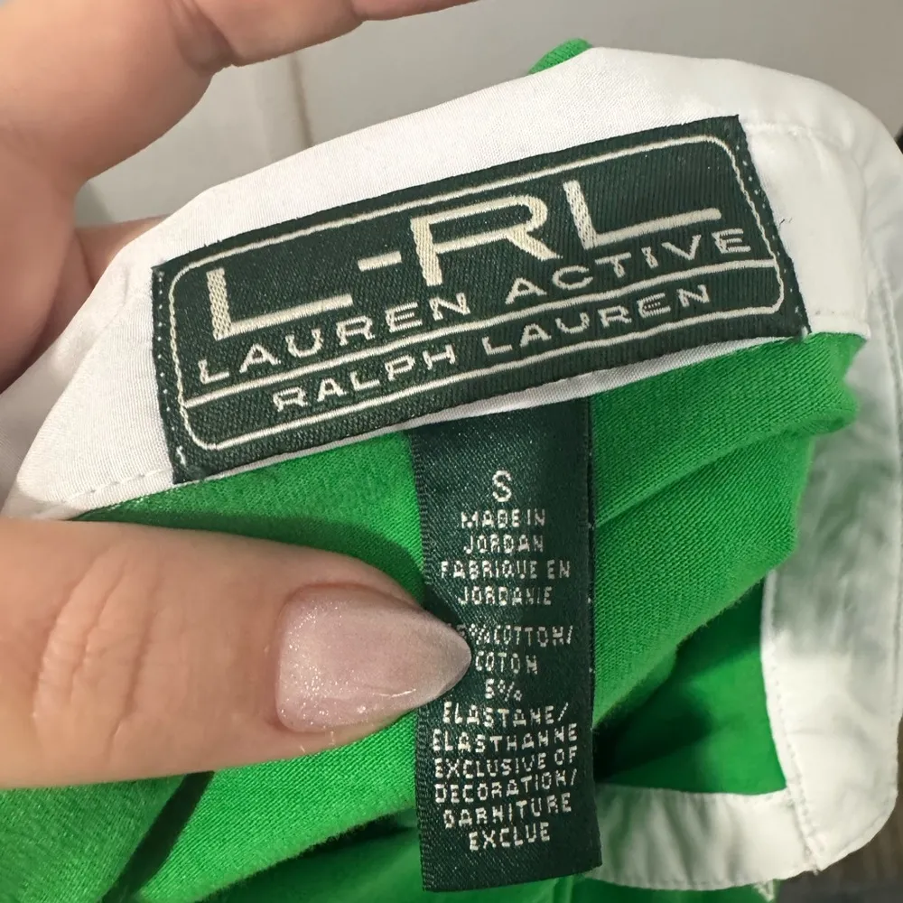 Ralph Lauren Green and White Polo Dress - Image 3