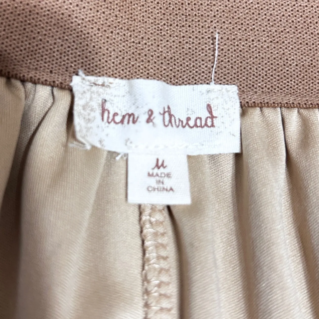 Hem And Thread Women Whimsy Fairy Skirt M Brown Burgundy Tulle Pleated Romantic - Image 8