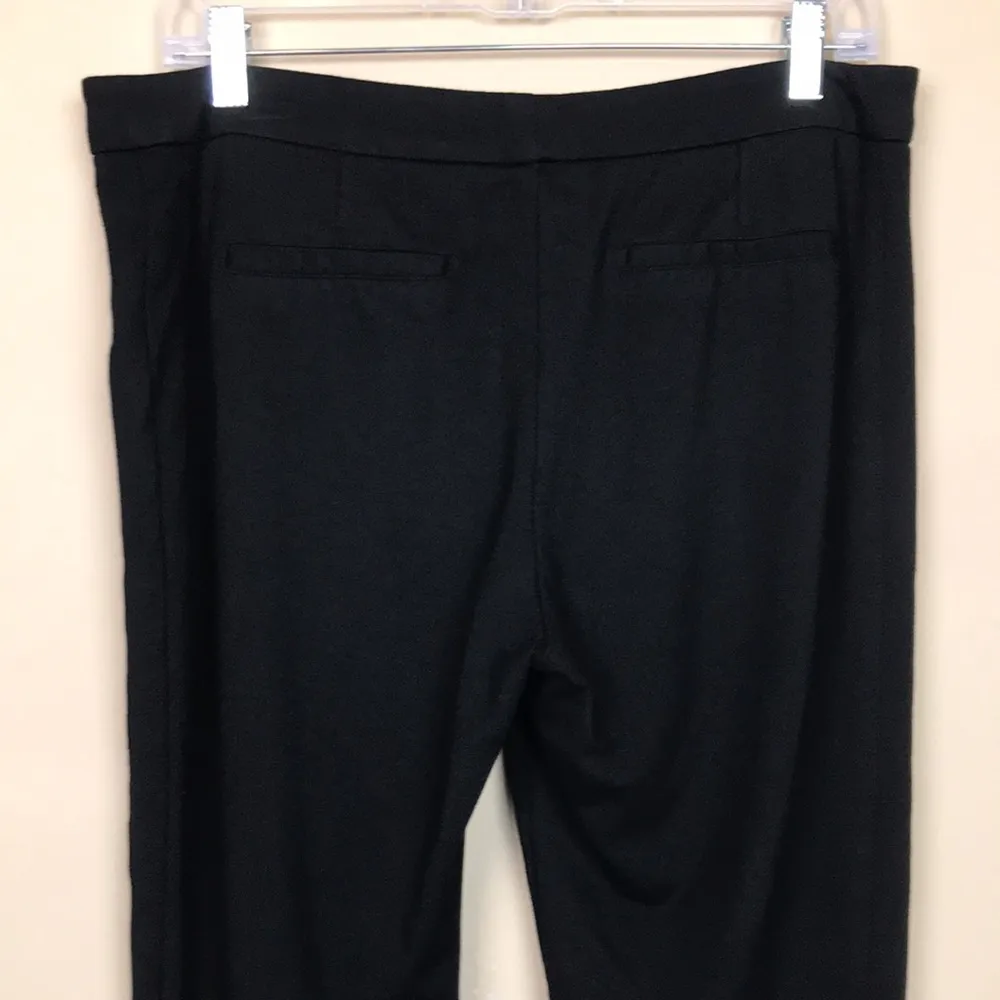 Adrianna Papell Women’s Black Zipper Design Office Career Ankle Pants - Image 7