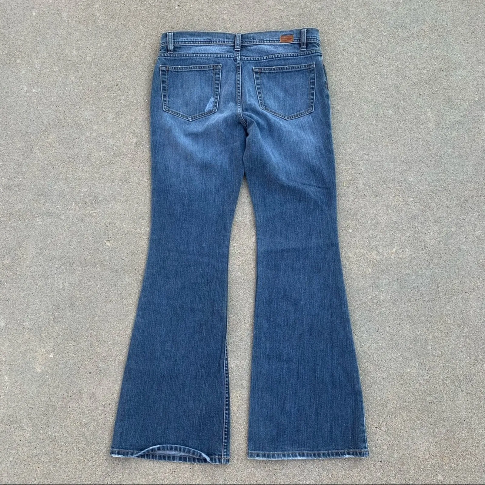 Y2K London Jean flare leg jeans Size 10 Blue - Image 7