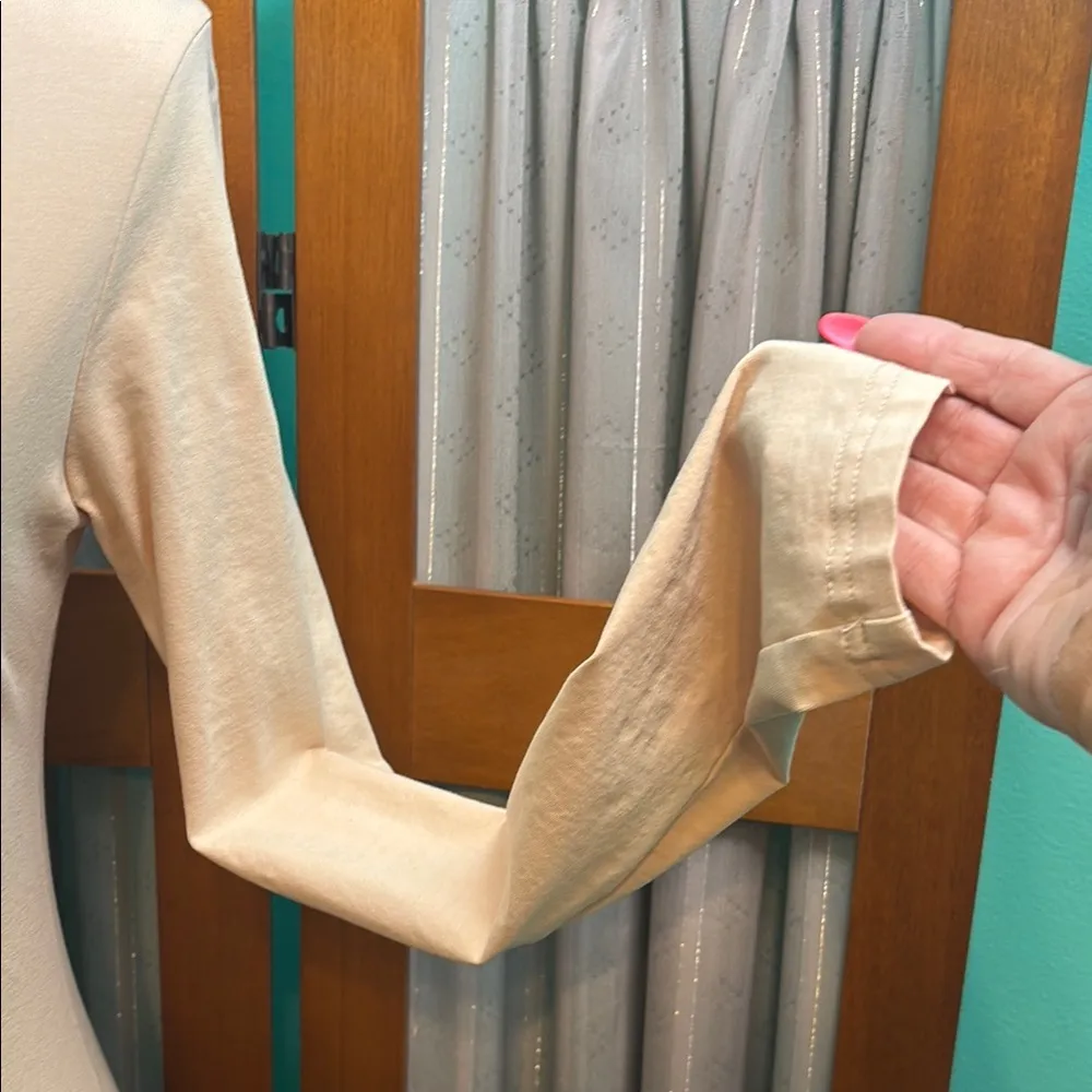 Mangopop Cream Long Sleeve bodysuit - Image 3