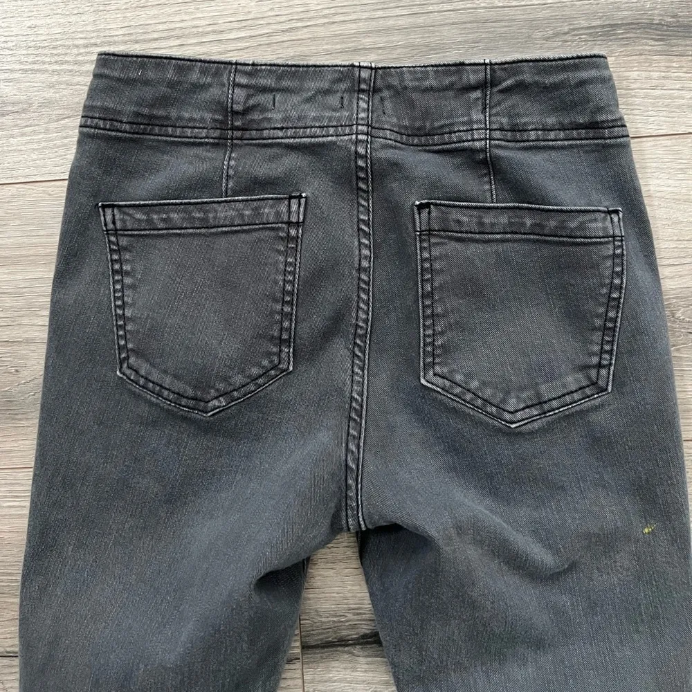 Anthropologie Pilcro Darted High Rise Skinny Jeans | Dark Grey Wash | 25 - Image 6