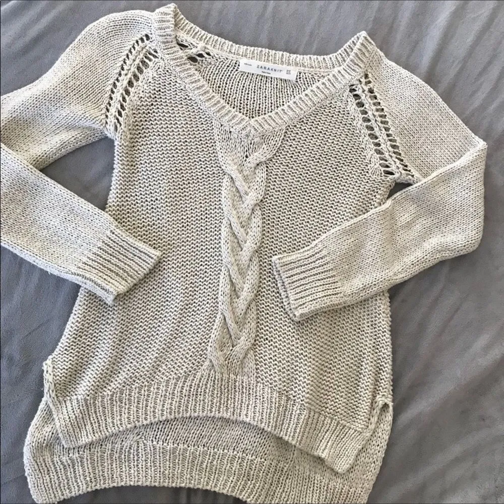 ✨ Zara Cable Knit Sweater✨ - Image 5