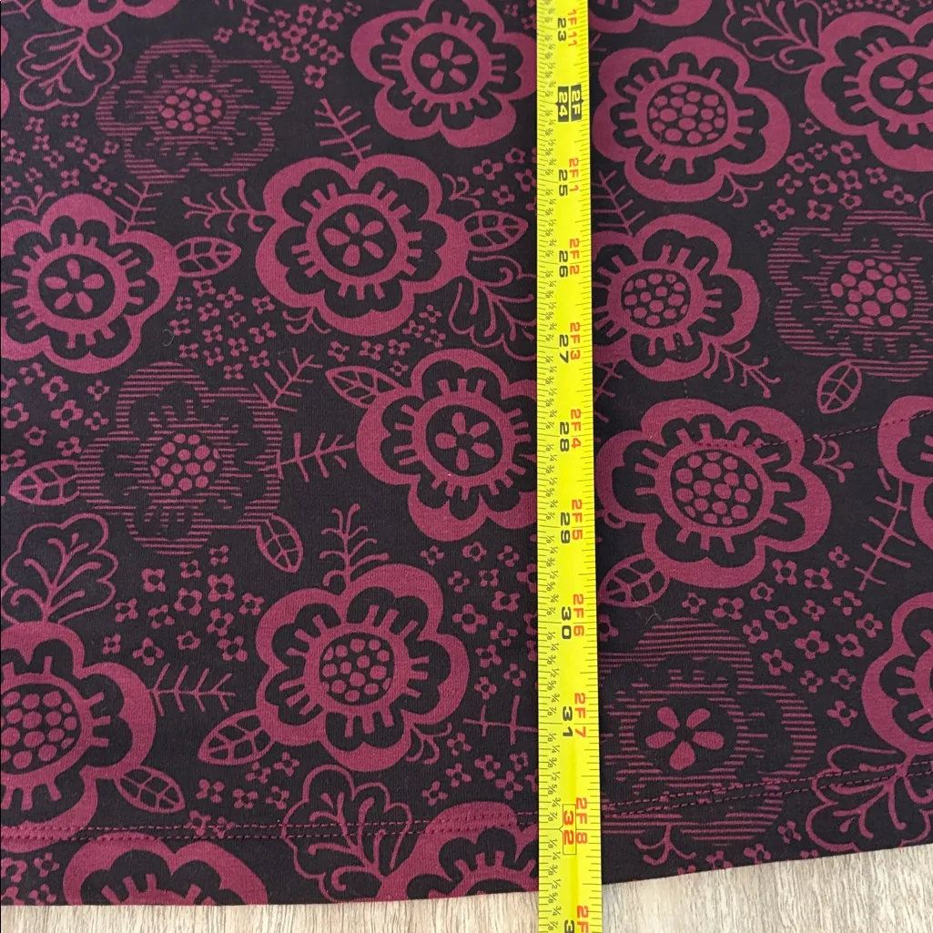 Gudrun Sjoden Long Sleeve Crewneck Dress Women’s Small Red Black - Image 7