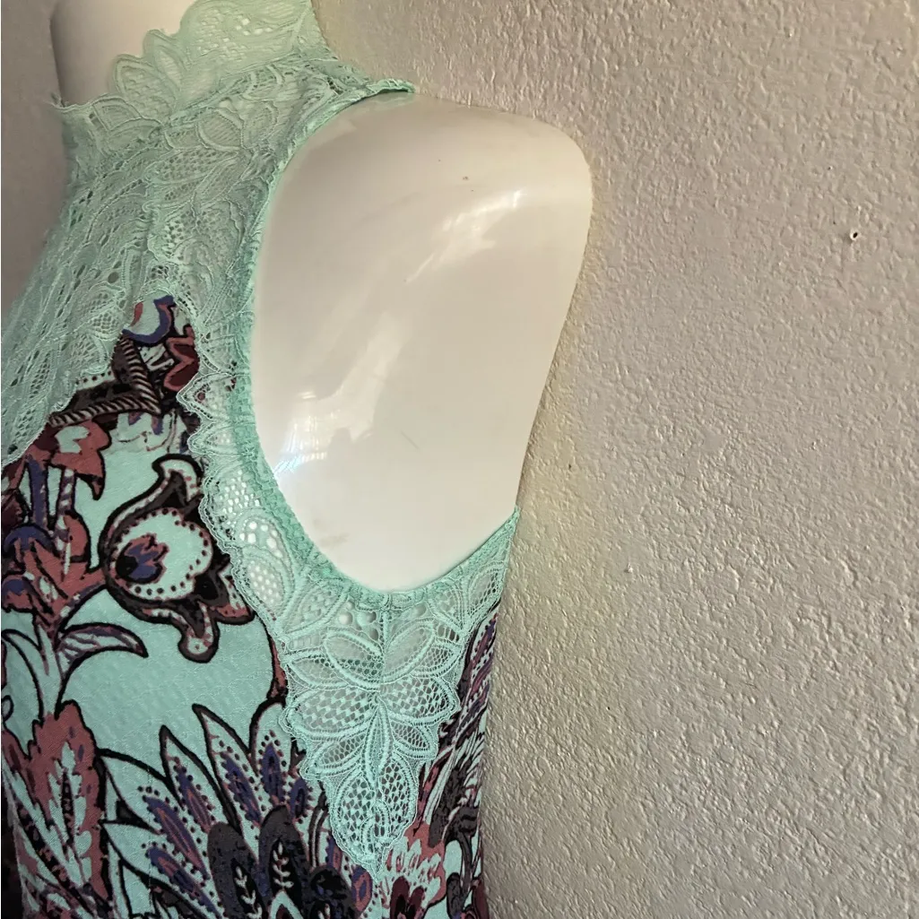 Free People Marsha Lace Printer Swing Slip Dress XS - Image 10