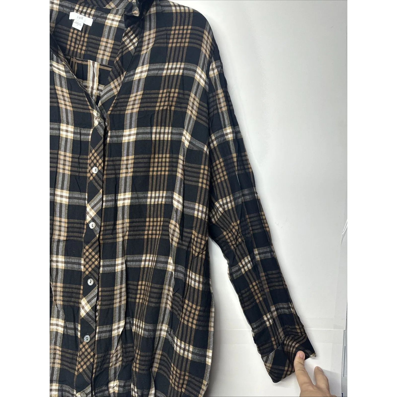 J.Jill Plaid T - Image 4