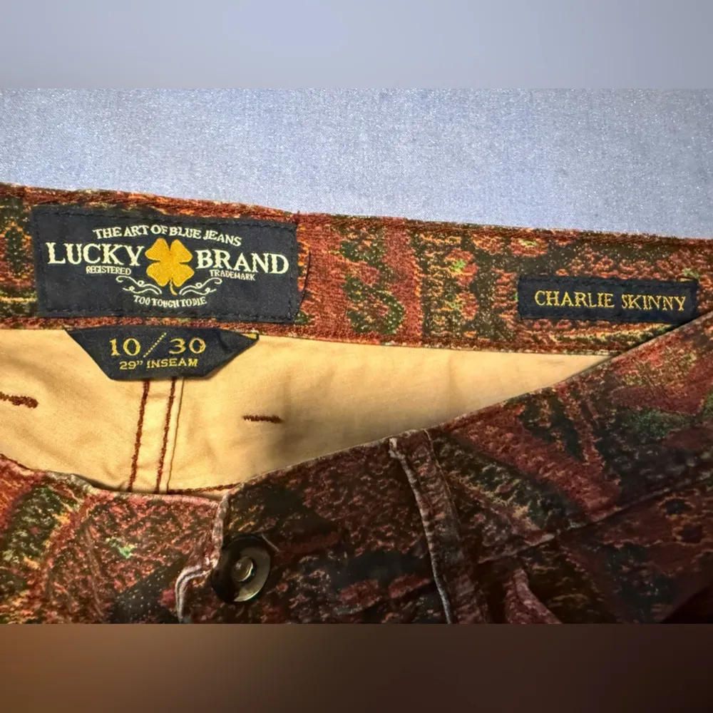 Lucky Brand  Pants in Red and Green - Image 8