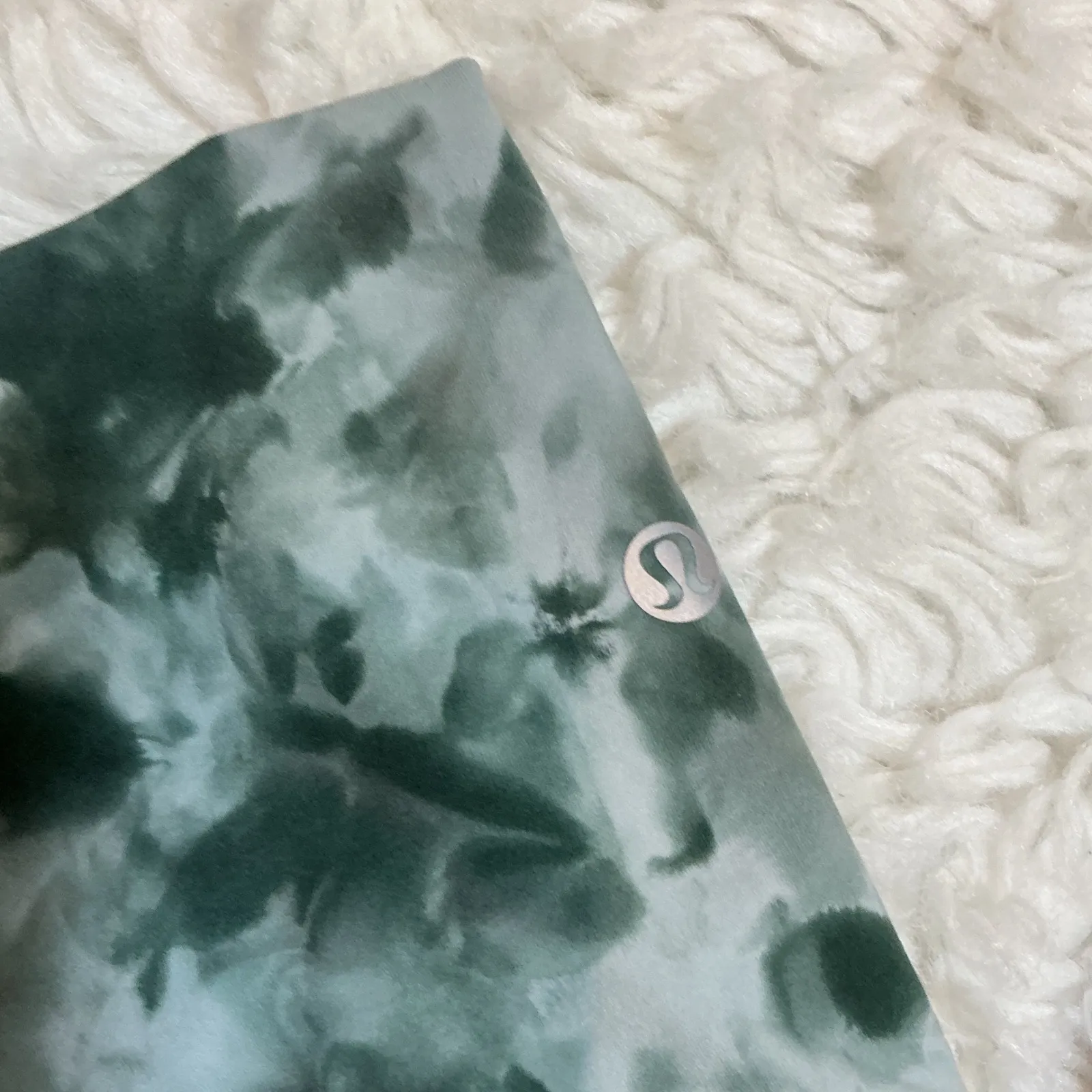 Lululemon Align High Rise Diamond Dye Leggings Green Size 4 - Image 3