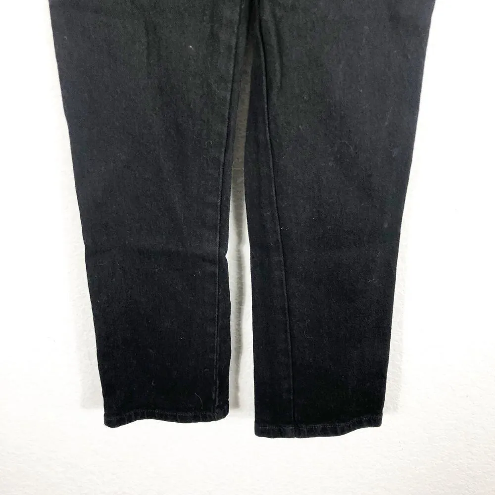 Reformation Vicki Black Jeans Size 23 High Rise Slim Straight Stretch - Image 10