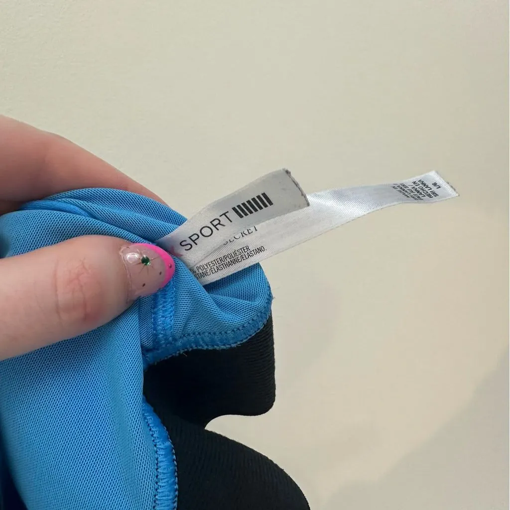 VSX Sport Oh My Quad Blue Sports Bra Size Large Women's - Image 5