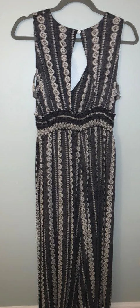 Hem & Thread Hem & Threat Patterned Jumpsuit - Image 3