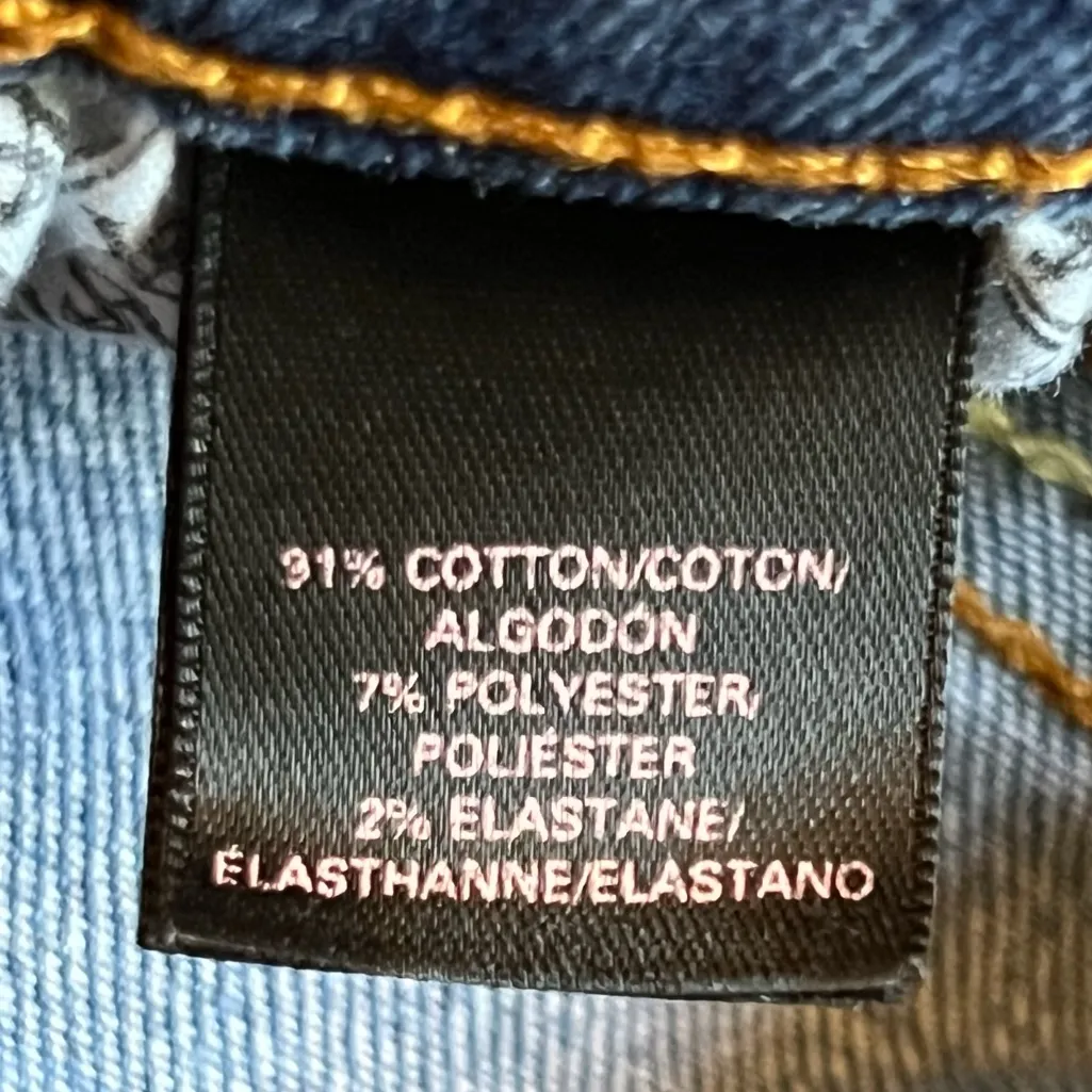 Victoria’s Secret VS Boyfriend Blue Jeans Size 14 Relaxed Mid Rise Stretch - Image 7