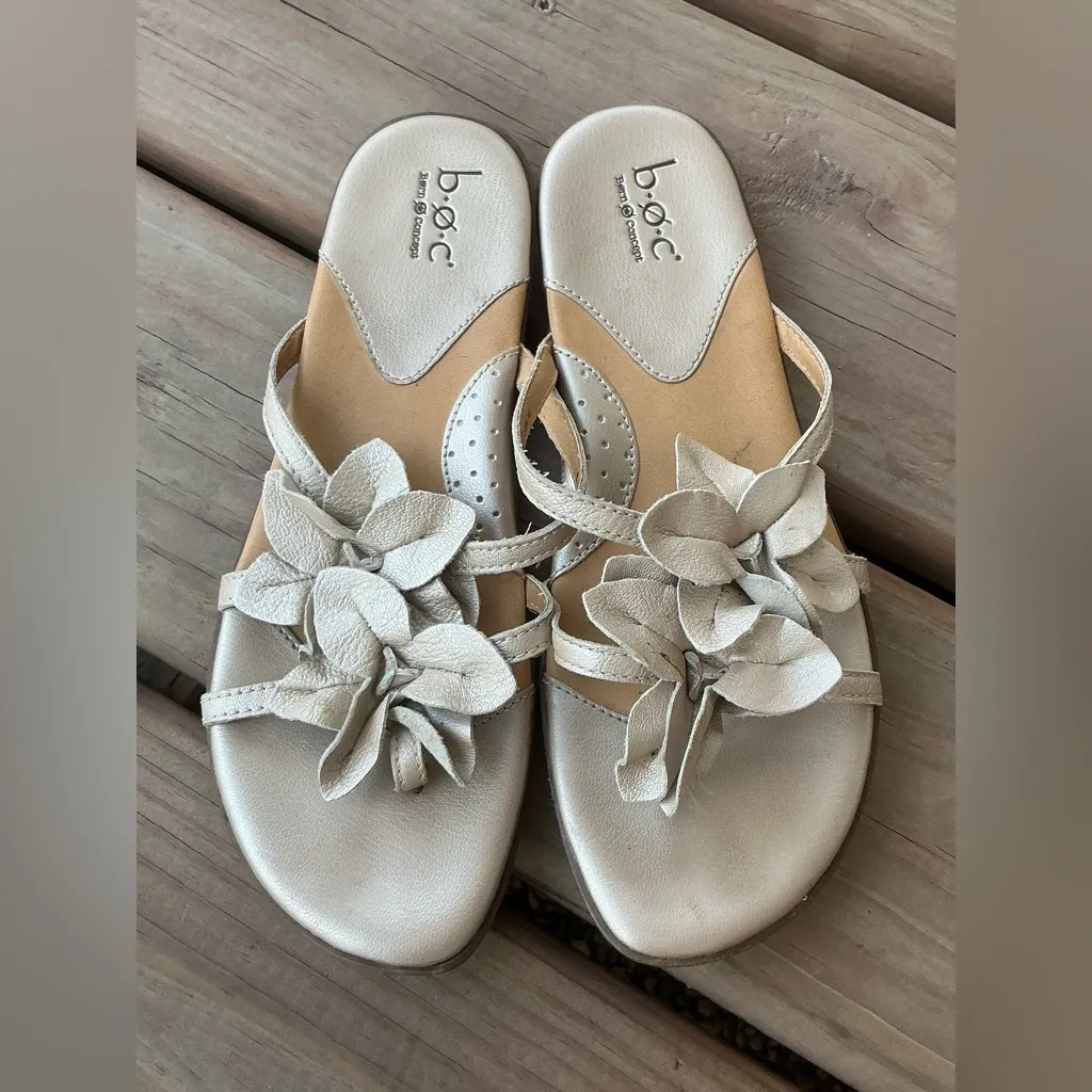 Nice leather sandals 🌸🌸 Size 8 - Image 5