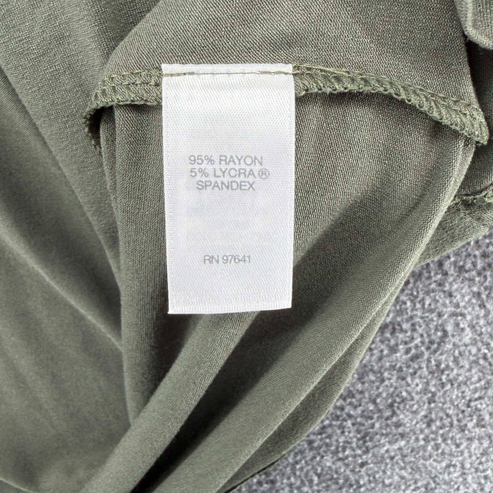 J Jill Wearever Collection Olive Green 1X Open Front Cardigan Sweater Wardrobe - Image 5