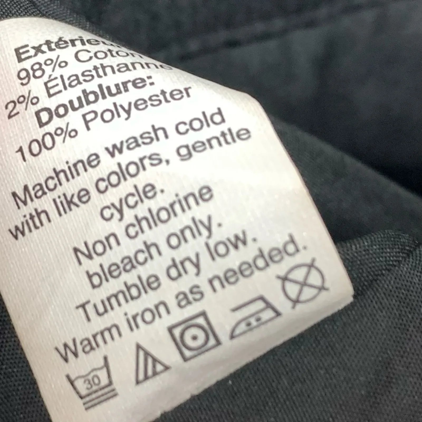 J.Crew Womens Pencil Skirt Paisley Black Pink Back Zip Stretchy Cotton Size 6 - Image 4