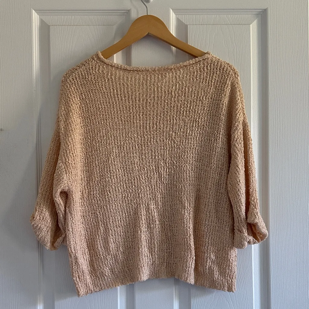 ILLA ILLA Light Tan Knit Sweater - Image 4