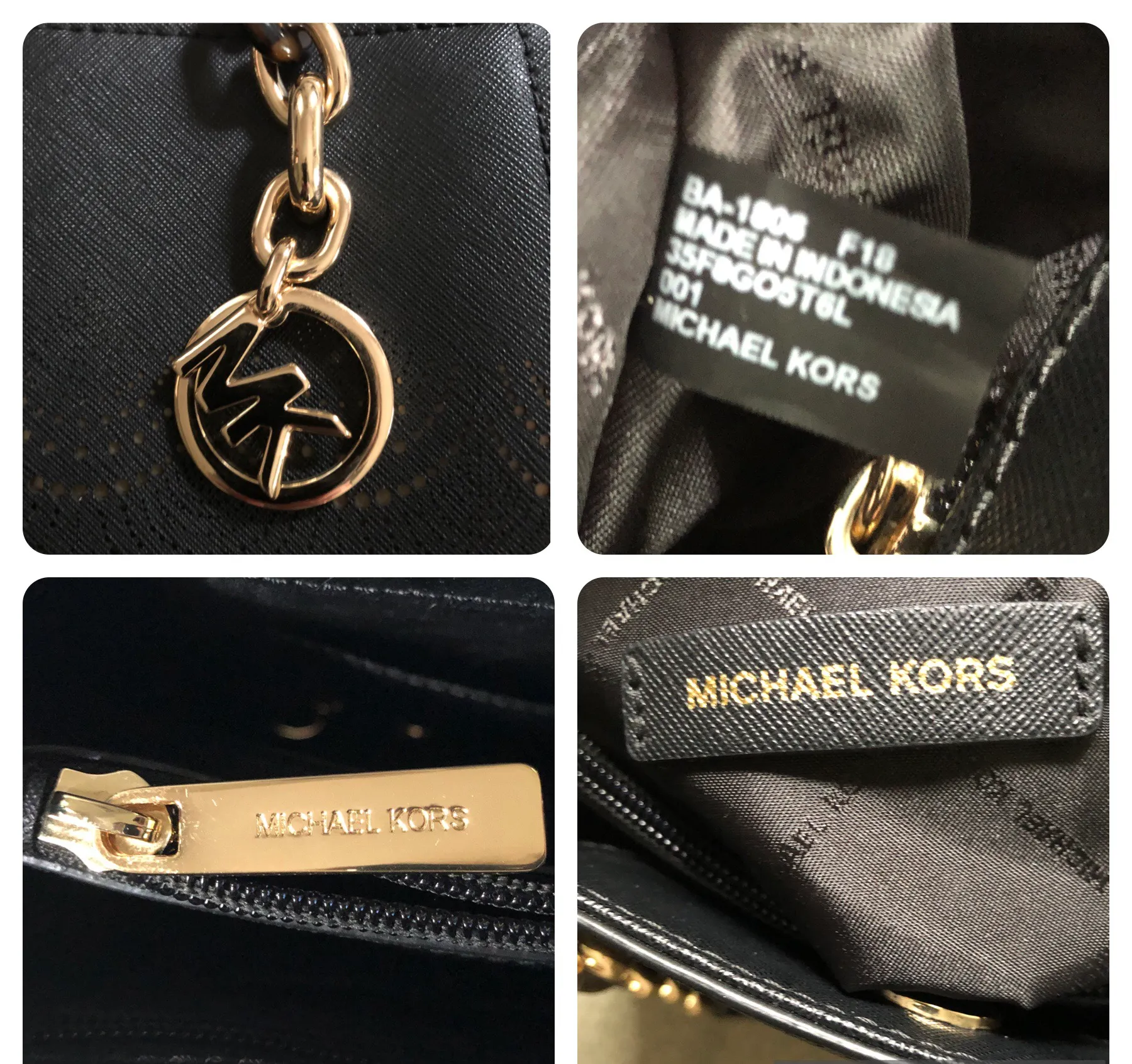 Sofia Black Leather Bag - Image 12