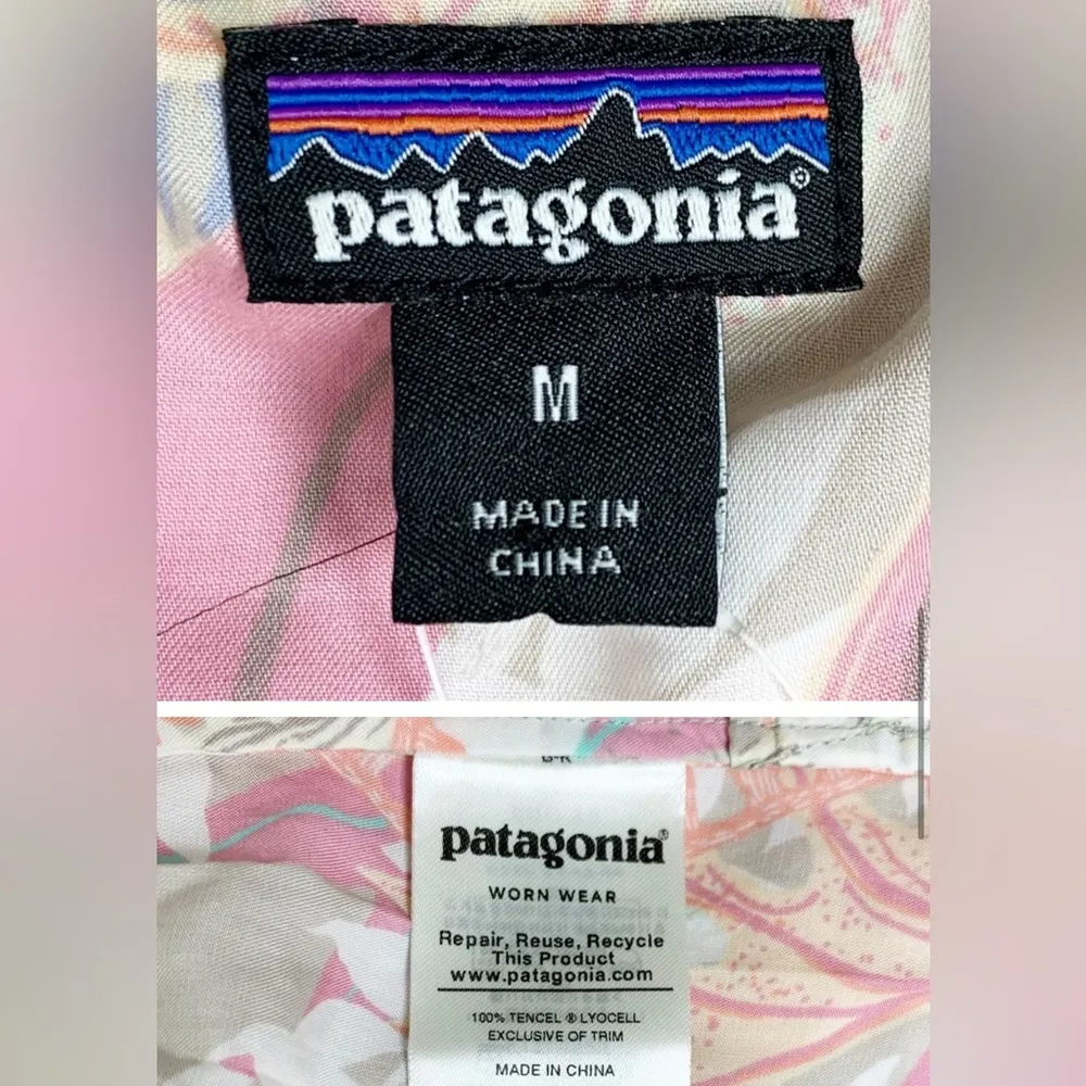 Patagonia Floral Hawaiian shapeless Jumpsuit Romper Lost Wildflower - Image 4