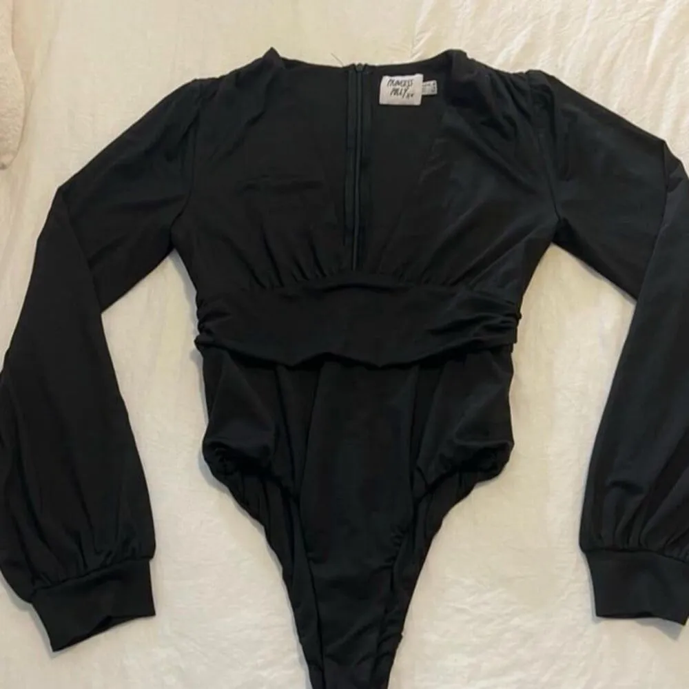 Princess Polly Jude long sleeve black bodysuit - Image 2