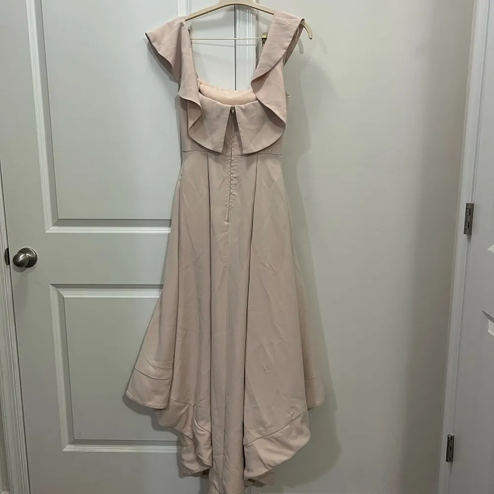 C/Meo Collective Pink Crepe Temptation Gown Size Small $315 - Image 5