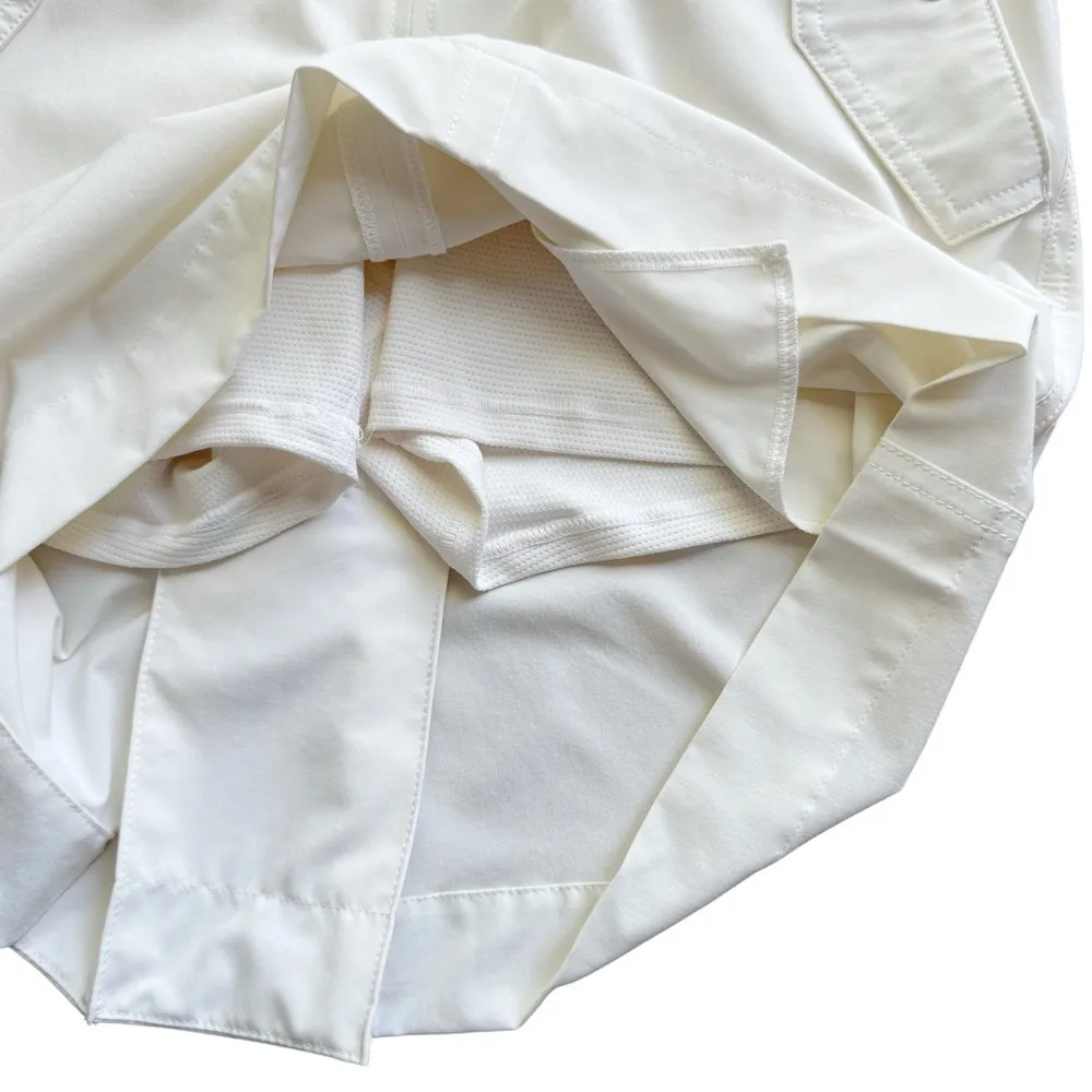 Athleta Vienna Cargo Skort Magnolia White Built in Shorts Size 2 Women’s 305514 - Image 6