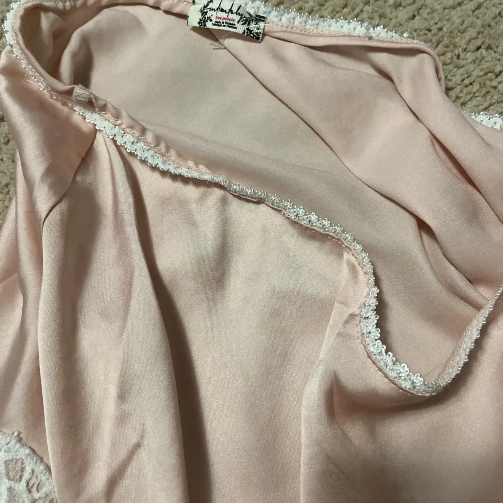 Free People Silk & Lace Skirt - Image 4