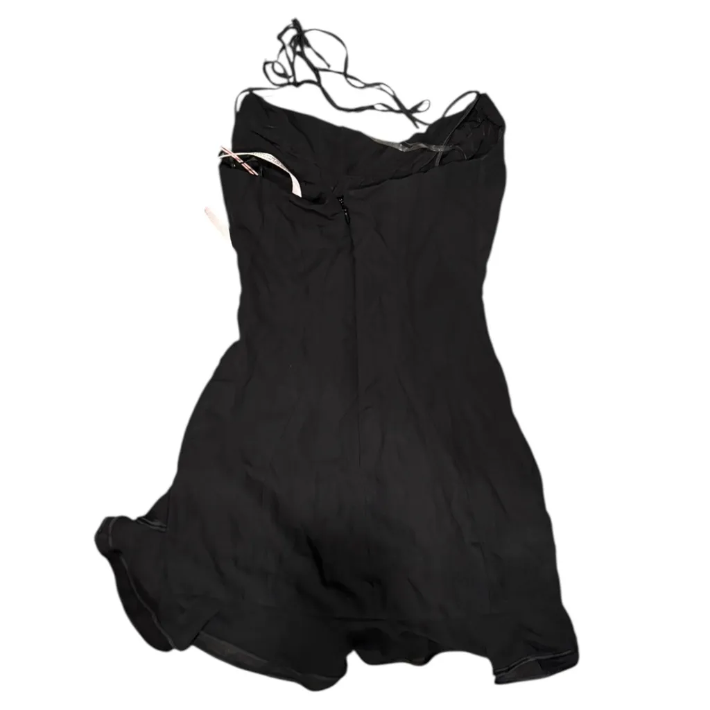 House of CB Rossella Black Ruffle‎ Mini dress XS - Image 5