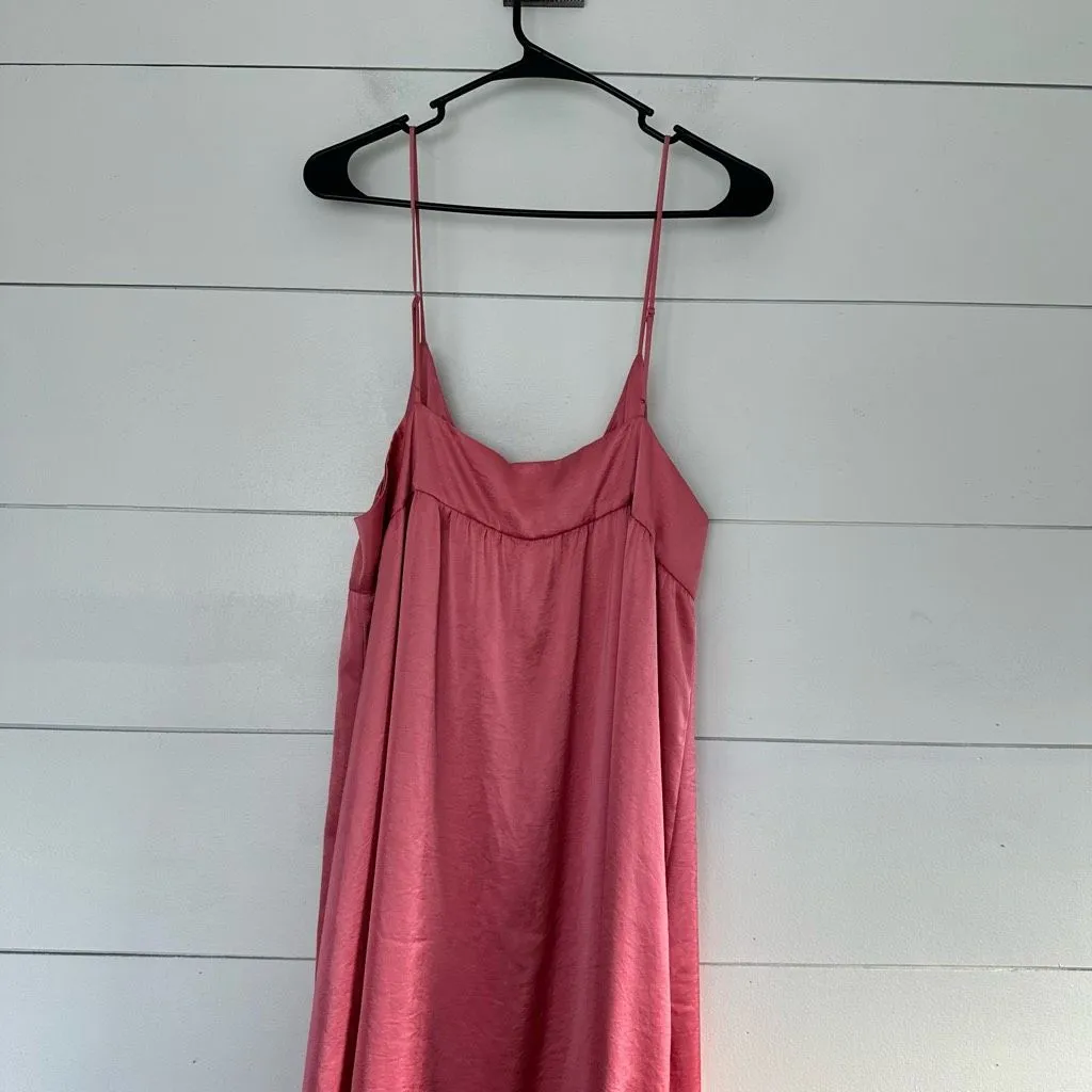 Aritzia Wilfred Women’s Extra Large Petunia Pink Lover Midi Dress New - Image 5