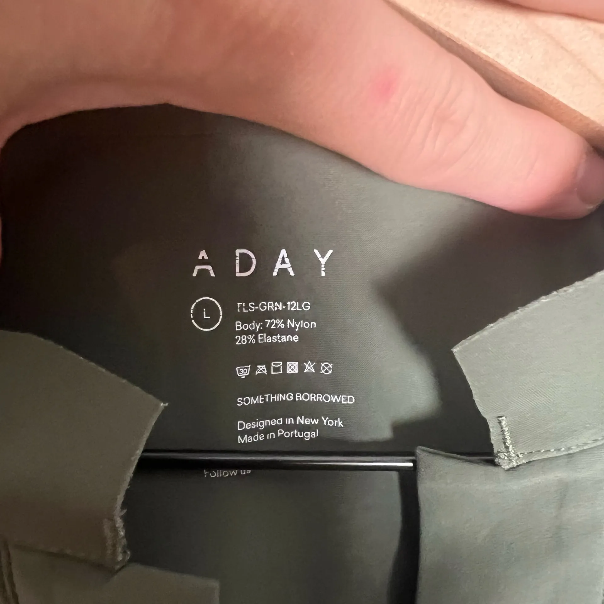 ADAY- Something Borrowed Shirt Moss Long Sleeve Button Casual Work Comfort Top - Image 7