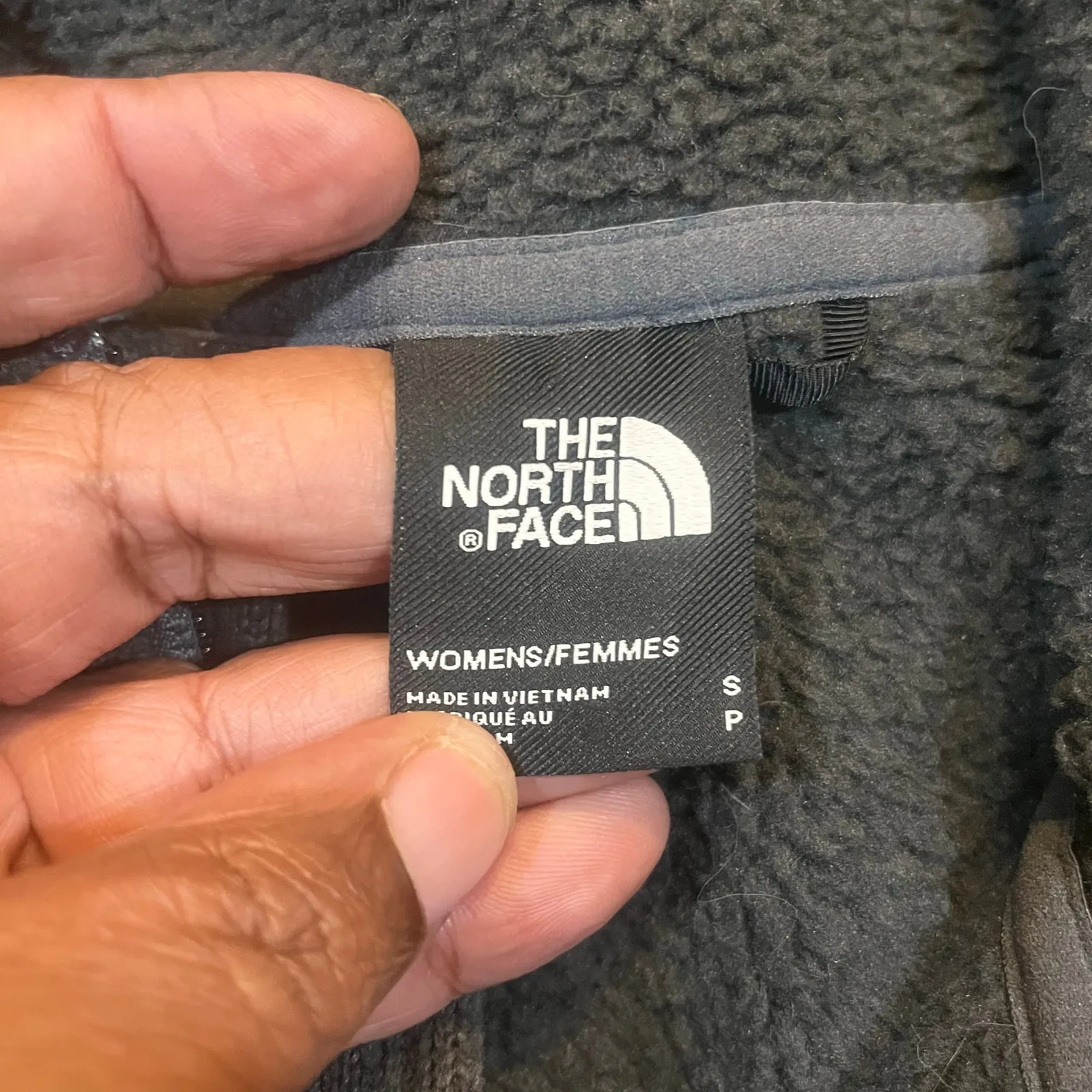 The North Face Maggy Sweater Fleece Womens Black Full Zip Jacket Outdoor Size S - Image 2