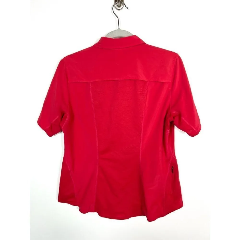 The north‎ face red button up top - Image 7