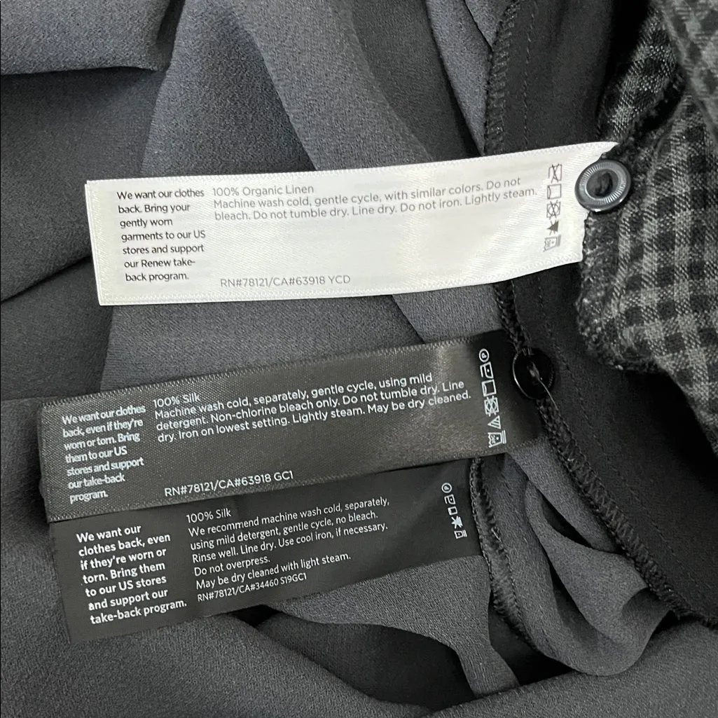 Eileen Fisher Linen & Silk Sleeveless Tank Tops - Size XXS & XS - Image 16