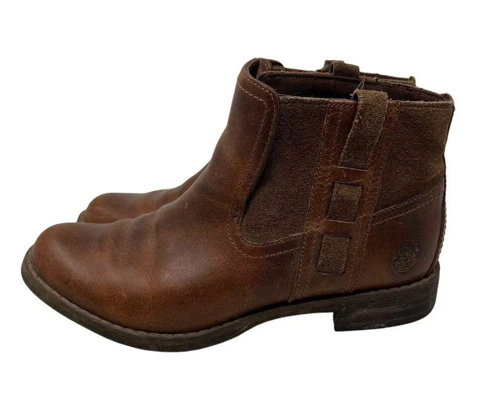 Timberland Earthkeepers Savin Hill Genuine Leather Chelsea Boots Brown 6 - Image 3