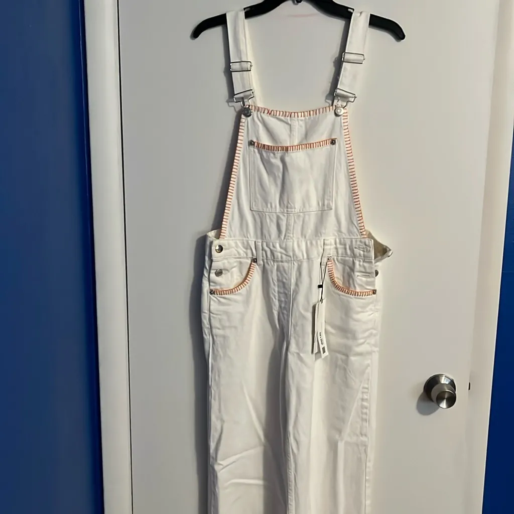 NWT Zara white overalls - Image 5