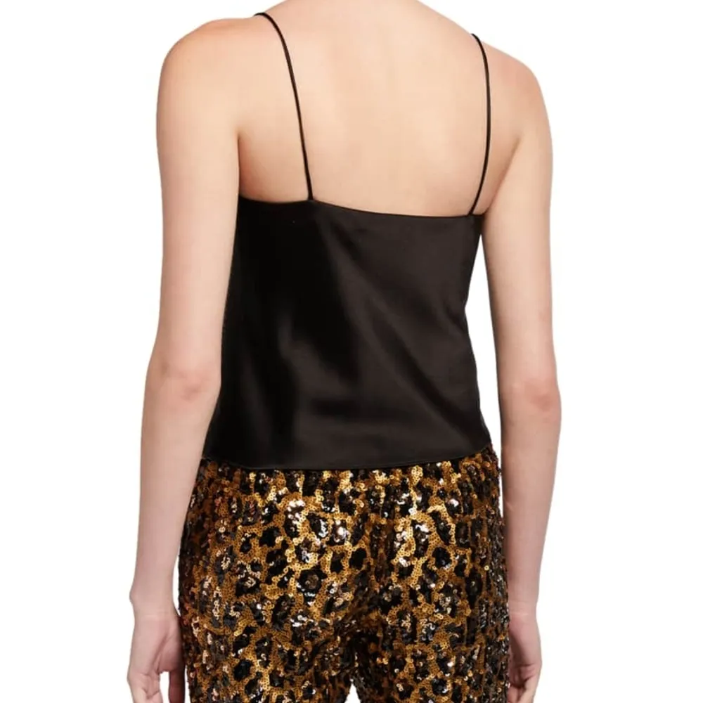 Alice + Olivia Harmon Drapey Slip Tank Sz M - Image 5