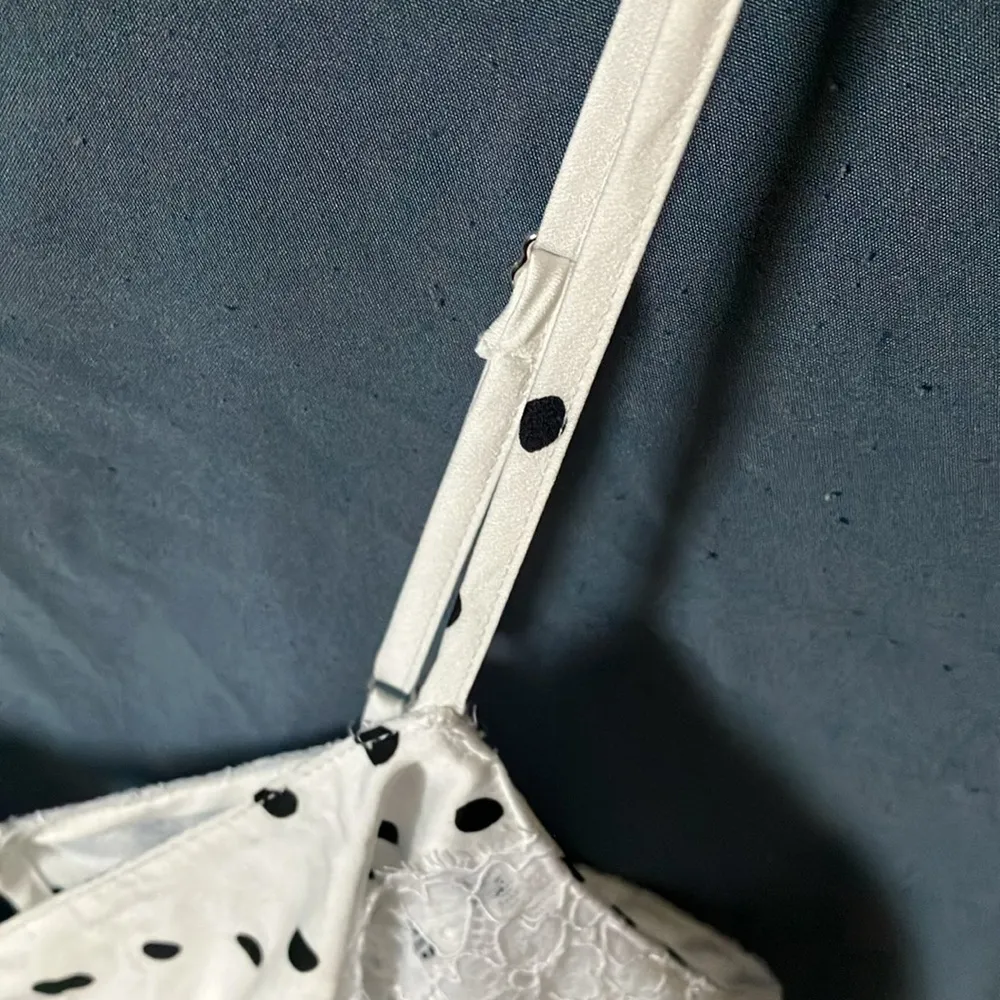 Kate Spade: “Dream a little Dream” Black/White with Lace nightgown- M - Image 11