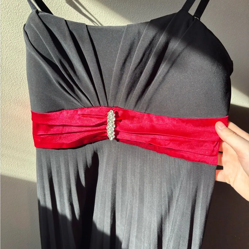 Vintage 90s Black Mini Dress - Image 6