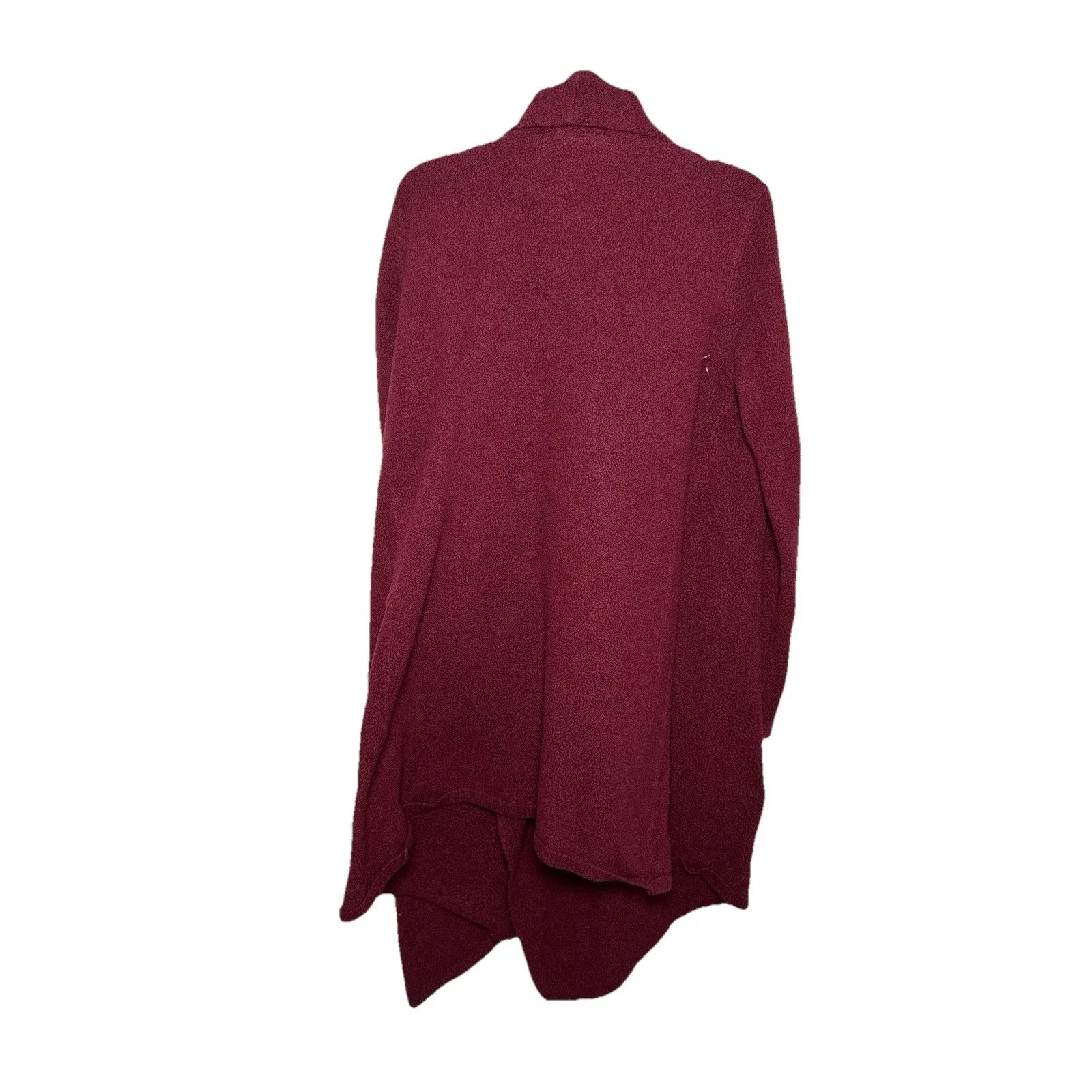 Barefoot Dreams Medium CozyChic Lite Knit Cardigan Burgundy Size S/M - Image 3