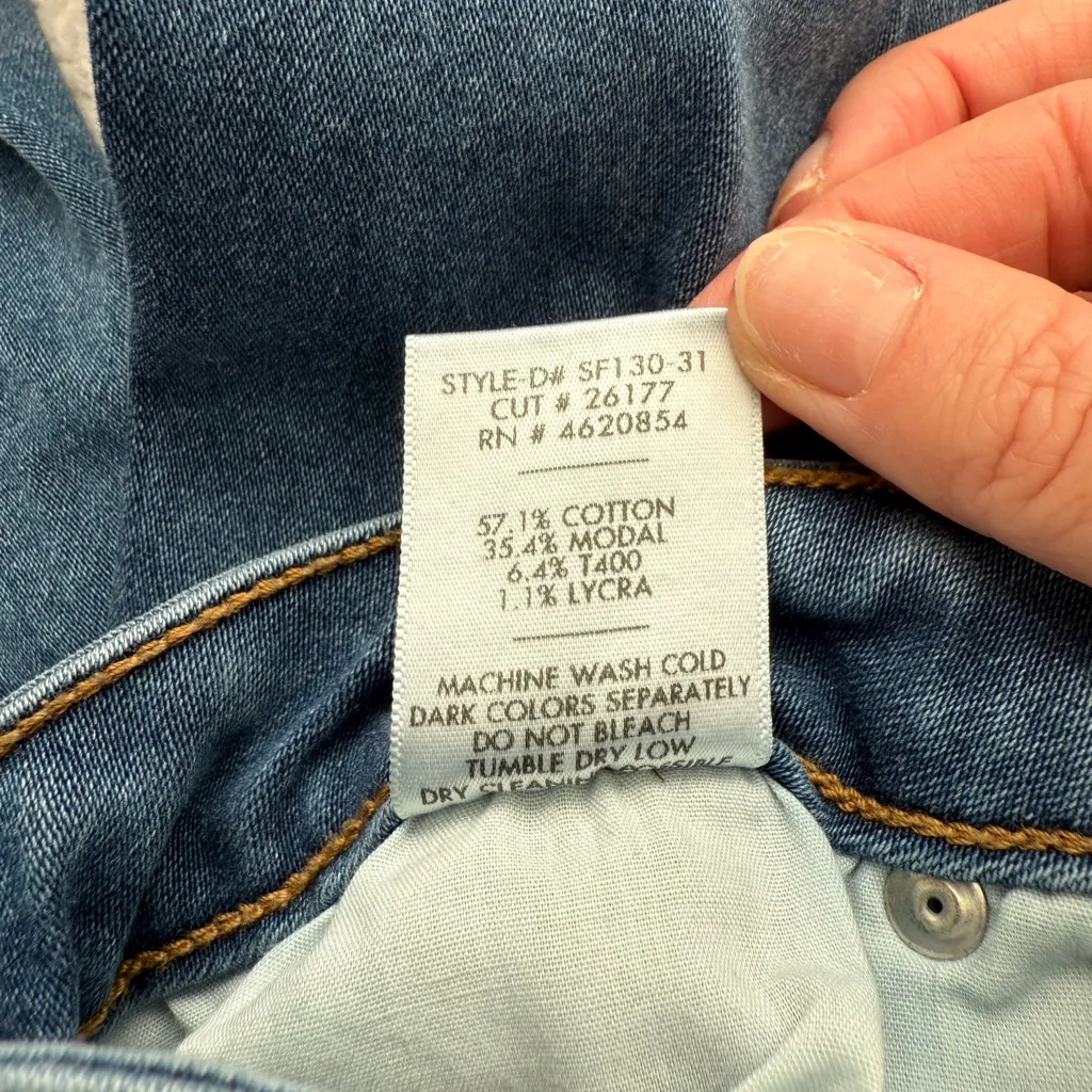 Just Black Denim Skinny Jeans Dark Wash Size 30 - Image 5