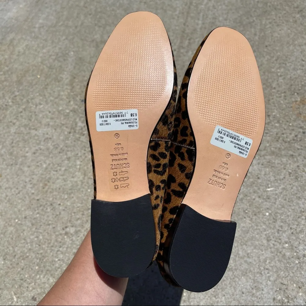 SCHUTZ Graca Leopard Print Loafer - Image 6