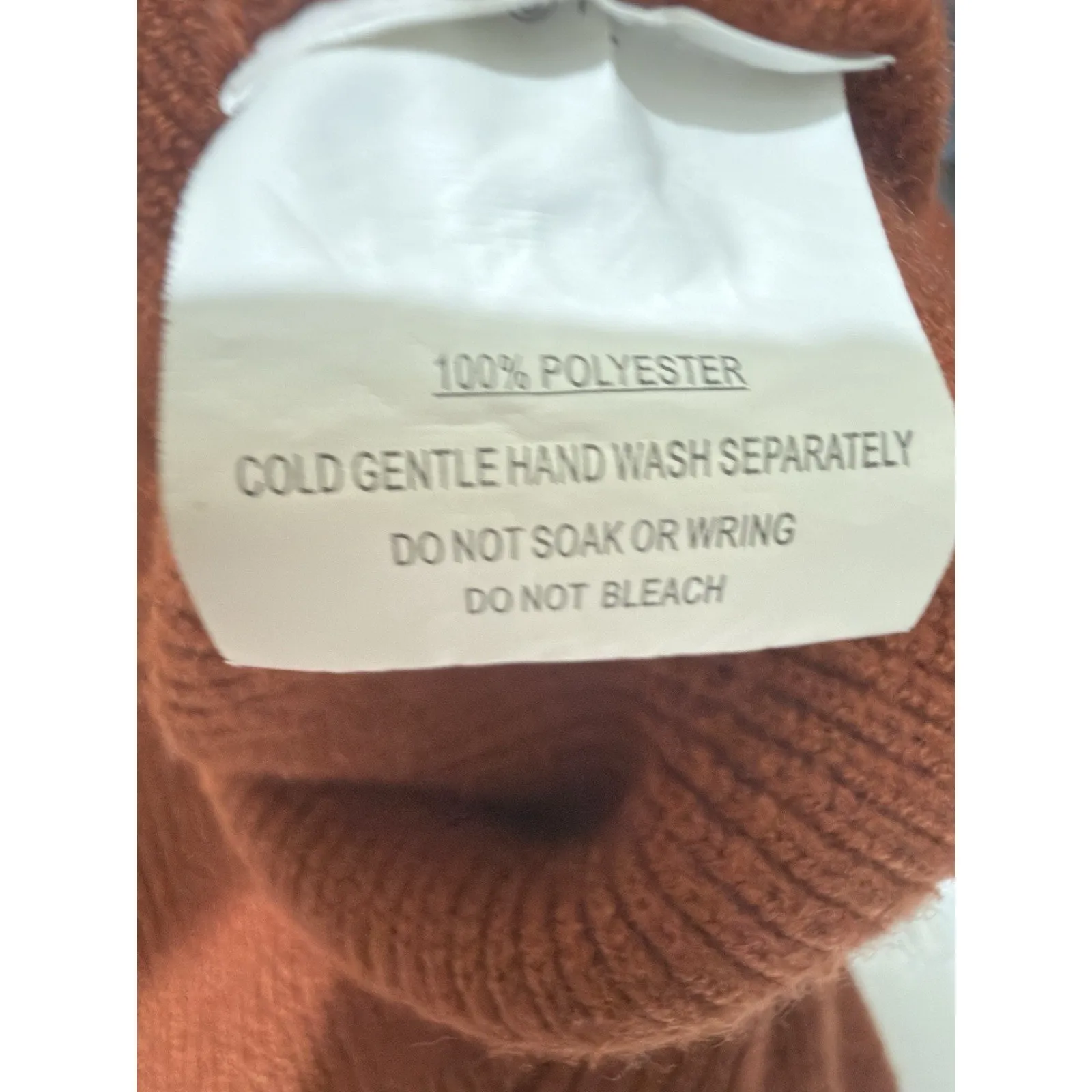 Petal+Pup Nate Long Sleeve Midi Dress Women Size 2 Terracotta Fitted Style Orange - Image 15