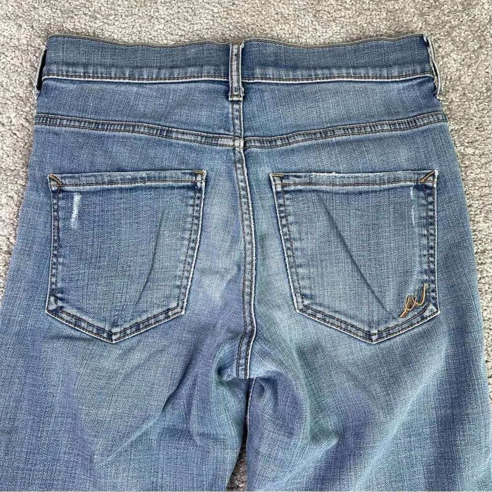 Express Jeans Women’s 2 Blue Ankle Legging High Rise Performance Denim - Image 4