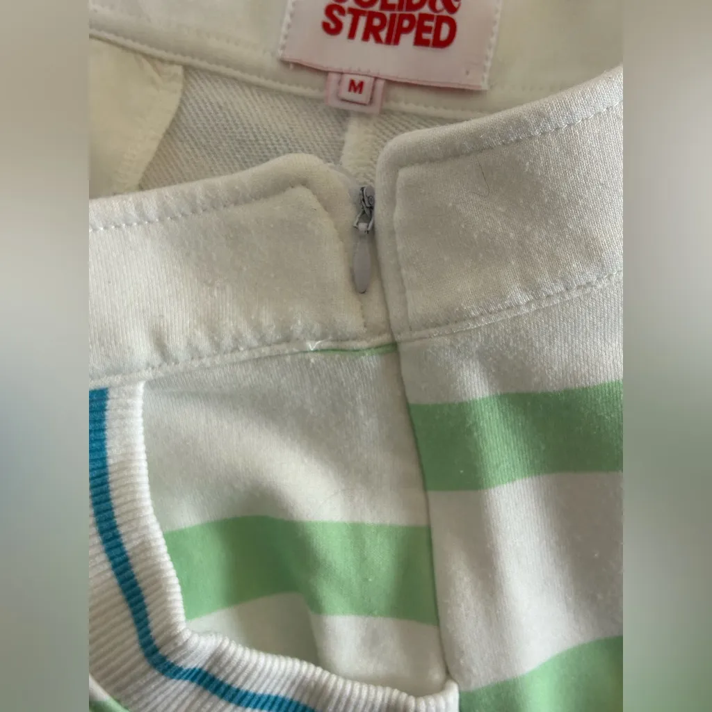 SOLID &STRIPED The Sophie Shorts in Stripe Ocean sz M - Image 7